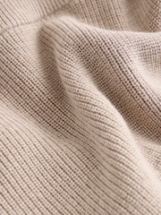 Neutral Without Stag Cotton Crew Neck Knitted Jumper (3-16yrs) - Image 3 of 4
