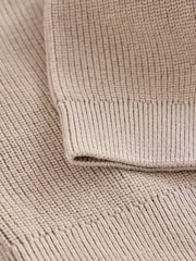 Neutral Without Stag Cotton Crew Neck Knitted Jumper (3-16yrs) - Image 4 of 4