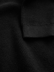 Black Without Stag Cotton Crew Neck Knitted Jumper (3-16yrs) - Image 4 of 4