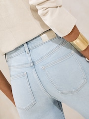 Lipsy Blue Mid Rise Wide Leg Jeans - Image 5 of 5