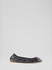LK Bennett Trilly Leather Ballet Pumps - Image 1 of 4