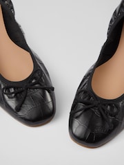 LK Bennett Trilly Leather Ballet Pumps - Image 4 of 4