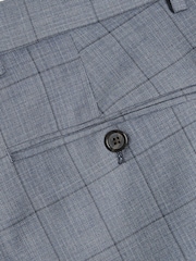 River Island Blue Ground Check Suit Jacket - Image 10 of 10