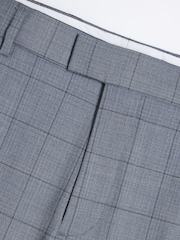 River Island Blue Ground Check Suit Jacket - Image 9 of 10