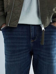 River Island Blue Slim Fit Ledger Jeans - Image 3 of 6