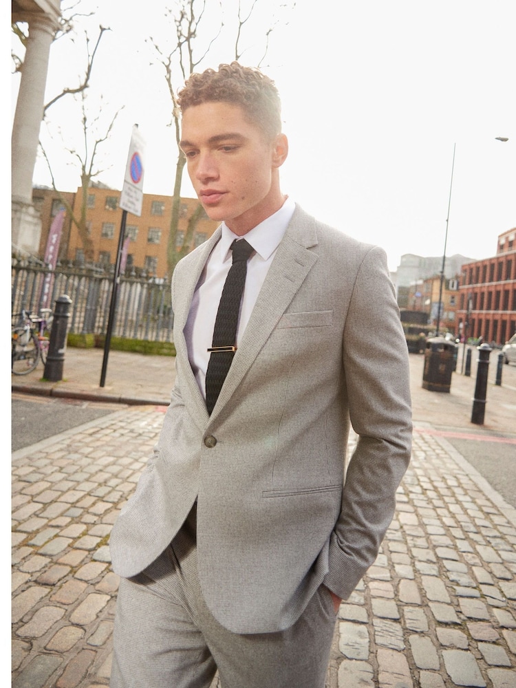 River Island Pupstooth Skinny блейзер - Image 1 of 8