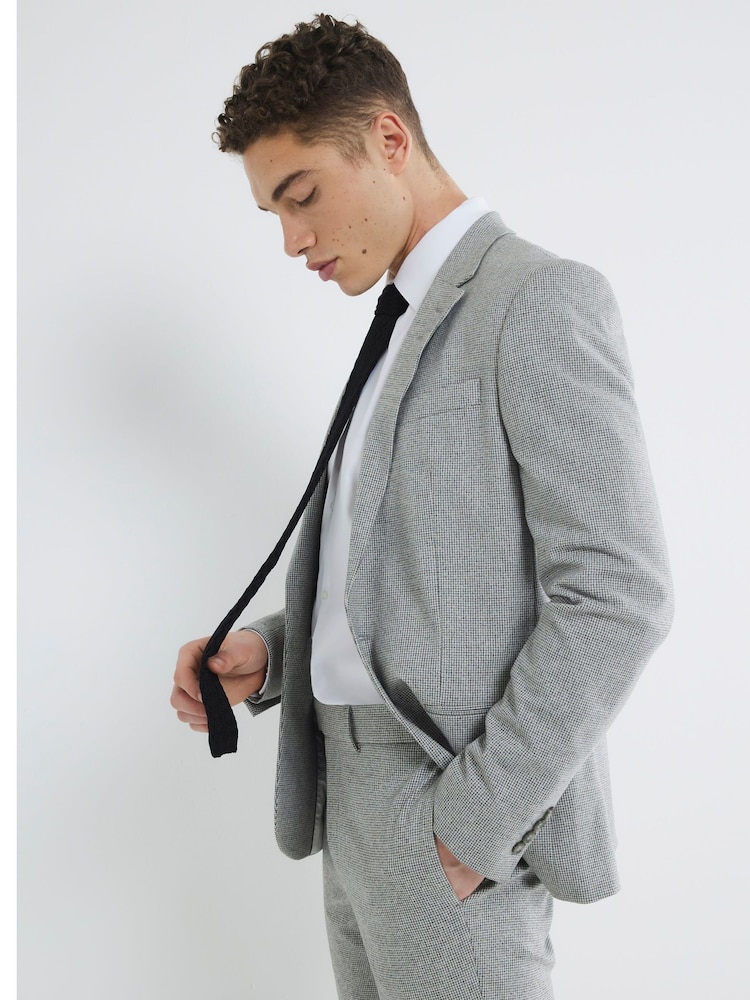River Island Pupstooth Skinny блейзер - Image 3 of 8