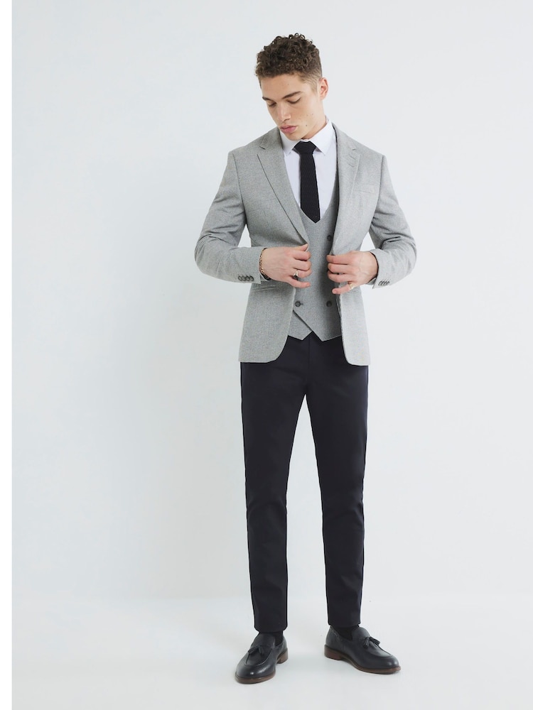 River Island Pupstooth Skinny блейзер - Image 4 of 8