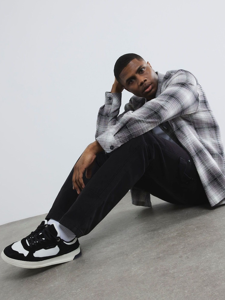 River Island Black 100% Cotton Mufasa Carpenter Jeans - Image 3 of 6