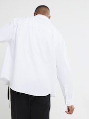 River Island White Relaxed Seersucker Shirt - Image 2 of 6