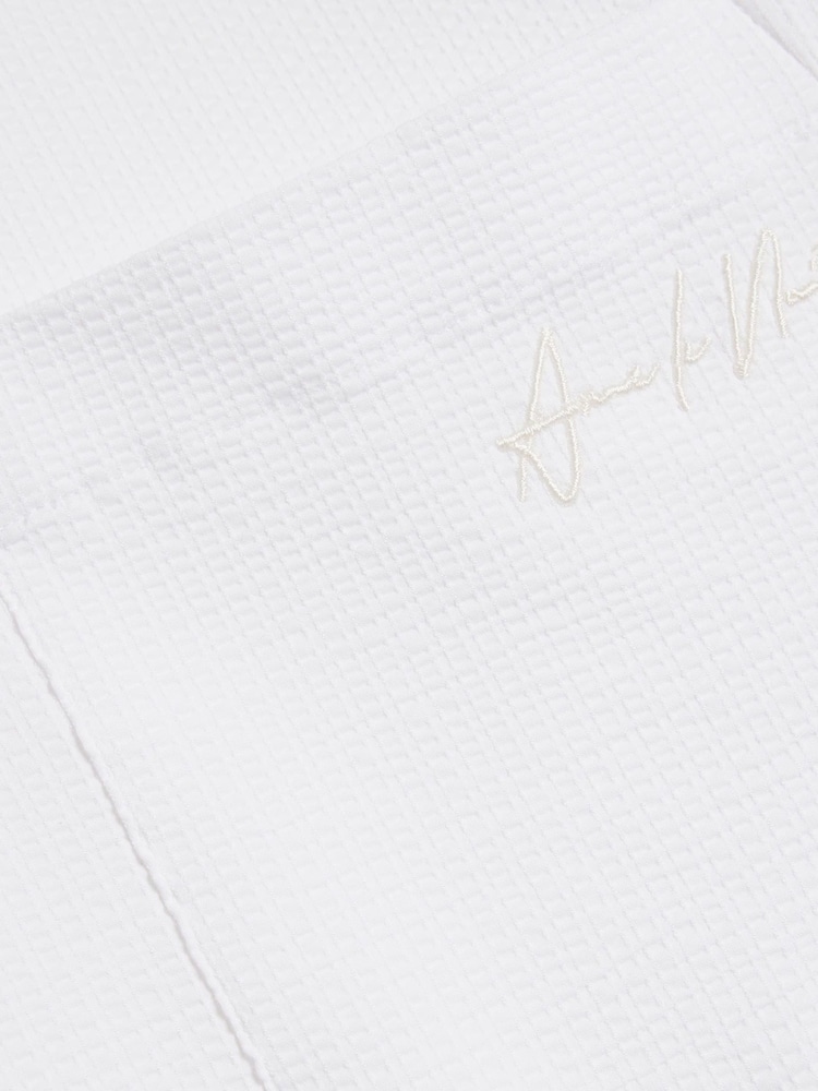 River Island White Relaxed Seersucker Shirt - Image 6 of 6