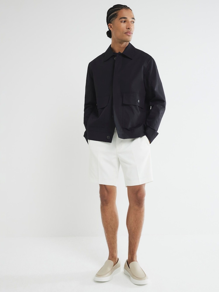 River Island White Waffle Shorts - Image 2 of 6