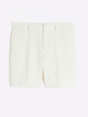 River Island White Waffle Shorts - Image 5 of 6