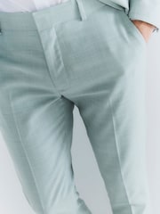 River Island Green Stretch Suit Jacket - Image 4 of 4