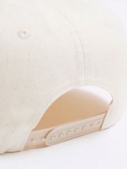 River Island Cream Rubberised Badge Baseball Cap - Image 4 of 5