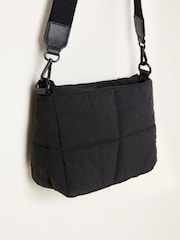 FatFace Black Quilted Nylon Crossbody Bag - Image 3 of 3