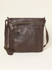 FatFace Allie Chocolate Brown Crossbody Bag - Image 2 of 3