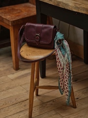 FatFace Mabel Burgundy Red Buckle Crossbody Bag - Image 2 of 5