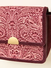 FatFace Burgundy Red Floral Bouquet Crossbody Bag - Image 4 of 5