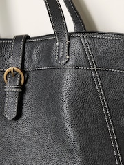 FatFace Tilly Black Leather Tote Bag - Image 5 of 5