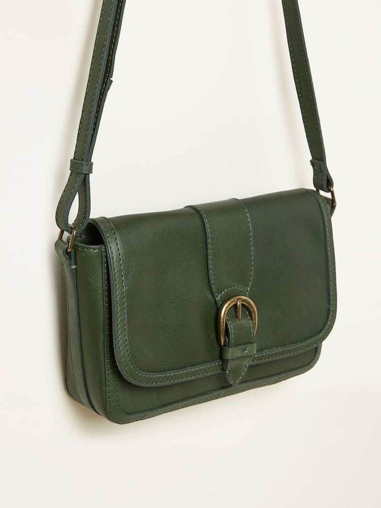 FatFace Mabel Green Buckle Crossbody Bag - Image 4 of 4