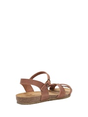 Celtic & Co. Multistrap Open Toe Flat Sandals - Image 4 of 6