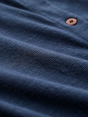 Celtic & Co. Slub 100% Cotton Jersey Shirt Dress - Image 5 of 5