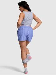 Victoria's Secret PINK Ultra Marine Blue Stripe Boyfriend Boxer Pyjama Shorts - Image 2 of 3