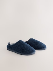 Navy Borg Mule Slippers - Image 2 of 7