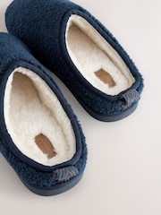 Navy Borg Mule Slippers - Image 4 of 7