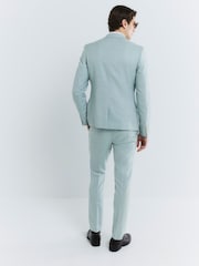 Зеленый зауженный крой - River Island Stretch Suit Jacket - Image 2 of 4