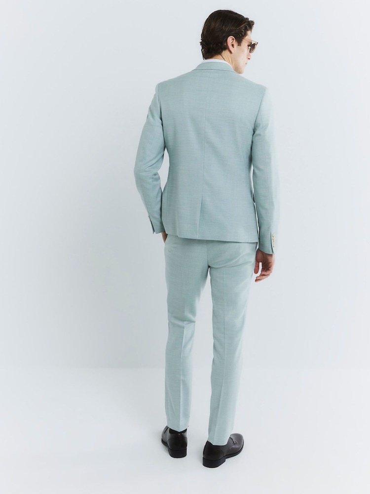 Зеленый зауженный крой - River Island Stretch Suit Jacket - Image 2 of 4