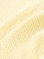 Lemon Yellow Raglan Short Sleeve Textured Top - Image 8 of 8