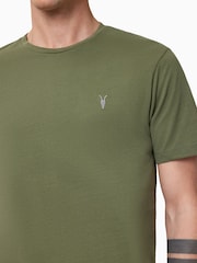 AllSaints Opt Wht/Green/Blk 100% Organic Cotton Brace Crew T-Shirts 3 Pack - Image 5 of 7