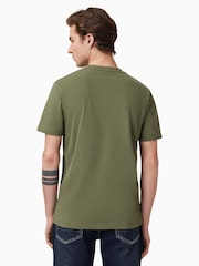 AllSaints Opt Wht/Green/Blk 100% Organic Cotton Brace Crew T-Shirts 3 Pack - Image 7 of 7