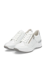 Rieker Womens Zipper White Shoes - Image 4 of 9
