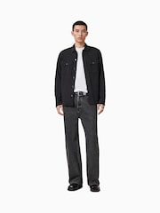 AllSaints White 100% Organic Cotton Finn Crew T-Shirt - Image 5 of 7