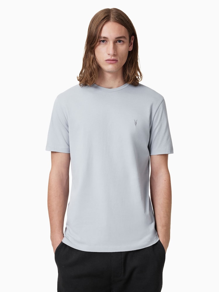 AllSaints Blue Brace Crew T-Shirts 3 Pack - Image 2 of 3