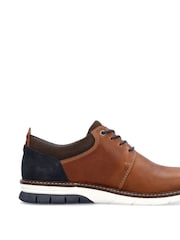 Rieker Mens Lace-Up Brown Shoes - Image 2 of 6