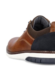 Rieker Mens Lace-Up Brown Shoes - Image 3 of 6