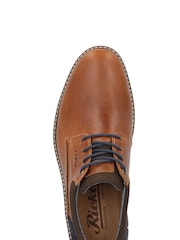 Rieker Mens Lace-Up Brown Shoes - Image 4 of 6