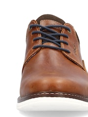 Rieker Mens Lace-Up Brown Shoes - Image 5 of 6