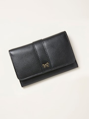 FatFace Black Bow Detail Leather Purse - Image 2 of 2