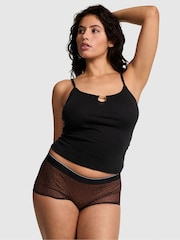 Victoria's Secret PINK Black Keyhole PJ Cami Top - Image 1 of 4