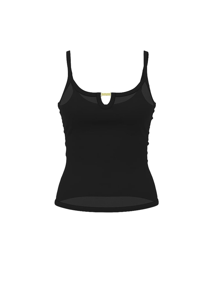 Victoria's Secret PINK Black Keyhole PJ Cami Top - Image 4 of 4