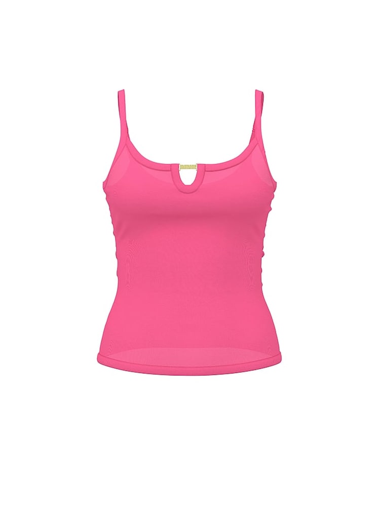 Victoria's Secret PINK Rose Pink Charm Keyhole Cami Top - Image 4 of 4