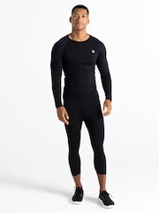 Dare 2b Mens In The Zone II 3/4 Base Layer Black Leggings - Image 1 of 6