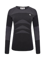Dare 2b Womens In The Zone III Long Sleeve Black Base Layer Top - Image 4 of 6