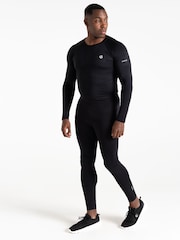 Dare 2b Mens In The Zone III Long Sleeve Base Layer Black Top - Image 1 of 6