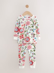 Red/Green Floral Snuggle Pyjamas 3 Pack (9mths-10yrs) - Image 6 of 11